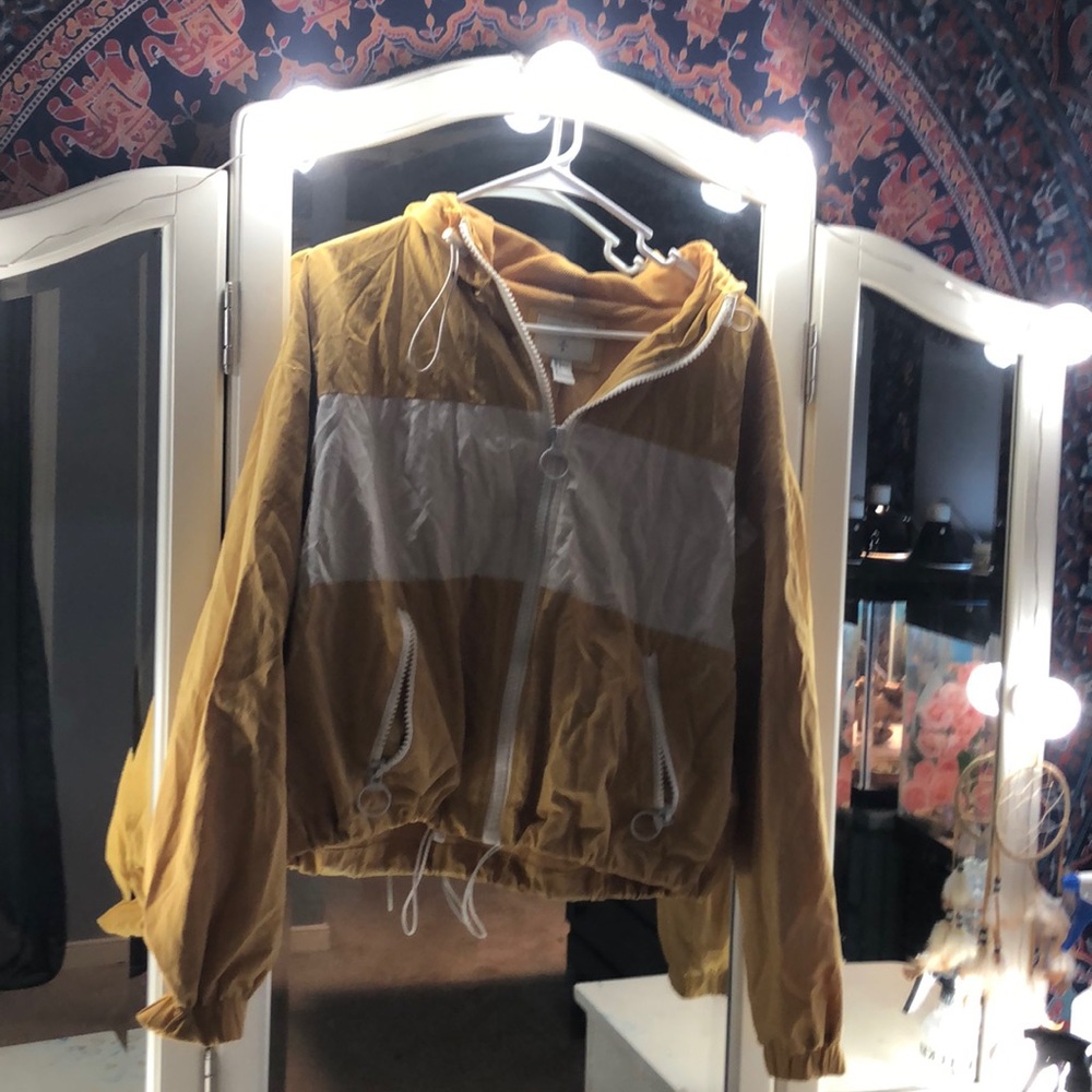 Forever 21 Yellow Puff Jacket